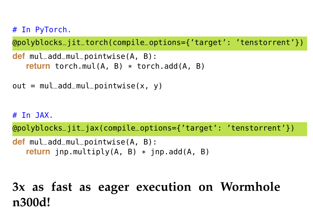 One-line compile
annotation